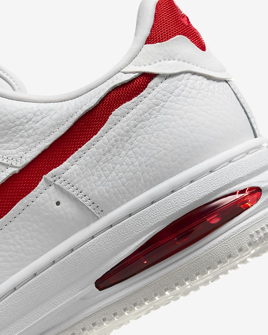 Air force 1 low - men's white/university red best sale